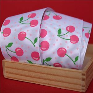 Cherry Pick Ribbons - 40mm White